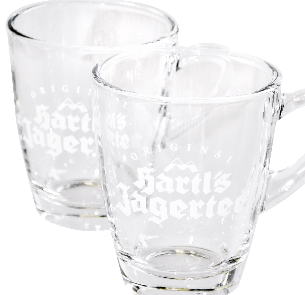 Produktabbildung Hartl´s Jagertee Glastasse leer