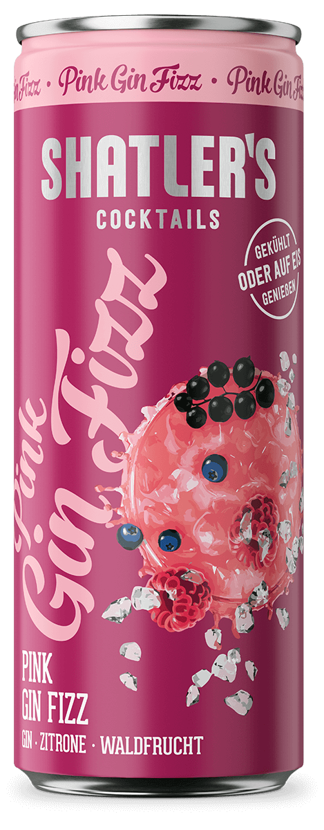 Produktabbildung Shatlers Pink Gin Fizz 250ml