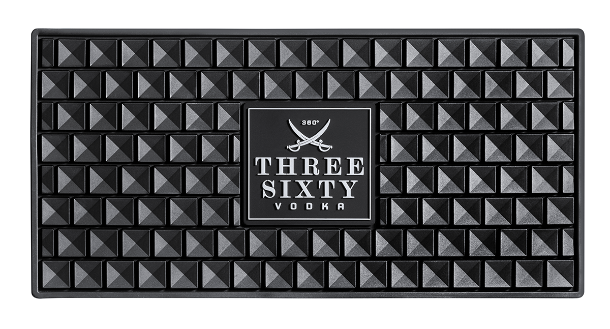 THREE SIXTY Barmatte von oben