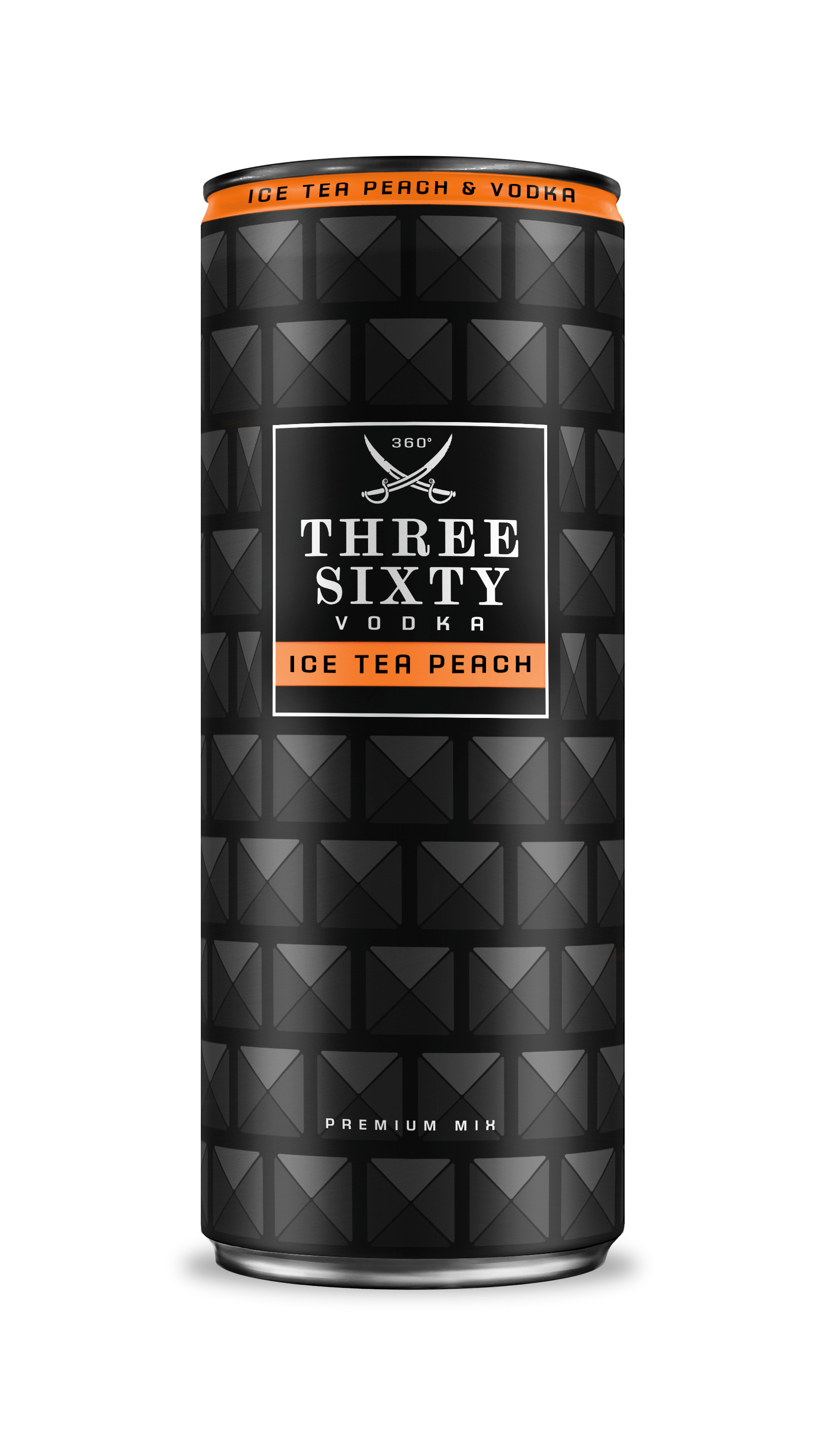 Produktabbildung THREE SIXTY Vodka Ice Tea Peach 0,33l