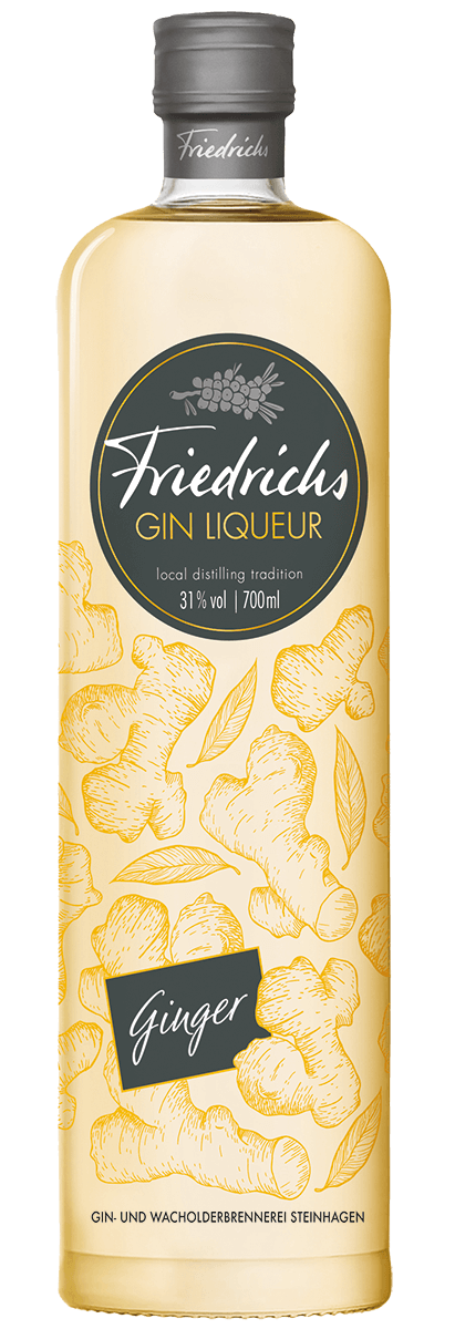 Produktabbildung Friedrichs Gin Liqueur Ginger 0,7l
