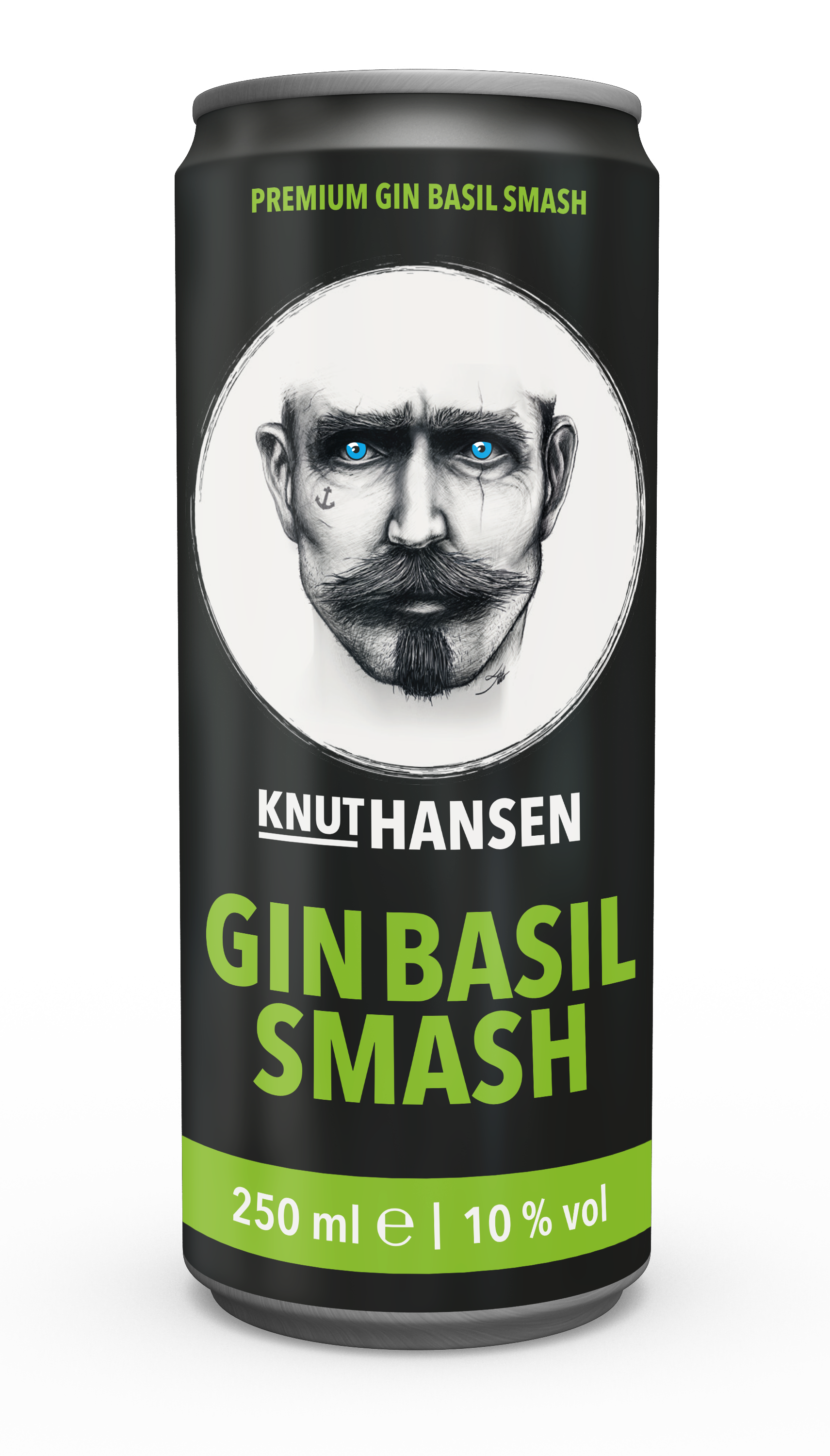 Produktabbildung KNUT HANSEN Gin Basil Smash Dose 0,25l