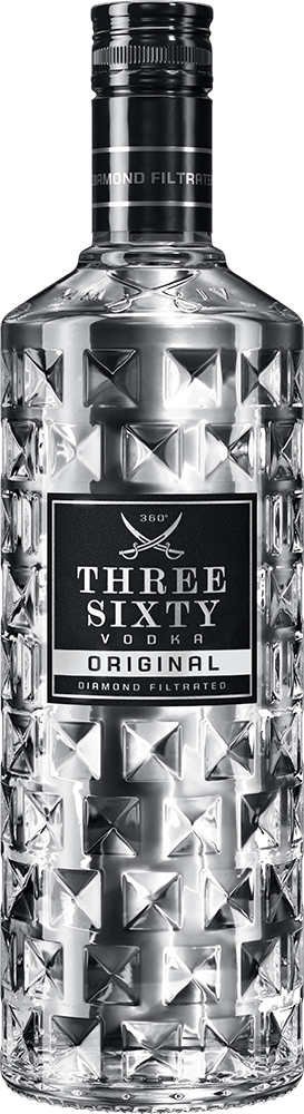 Produktabbildung THREE SIXTY Vodka 0,7l