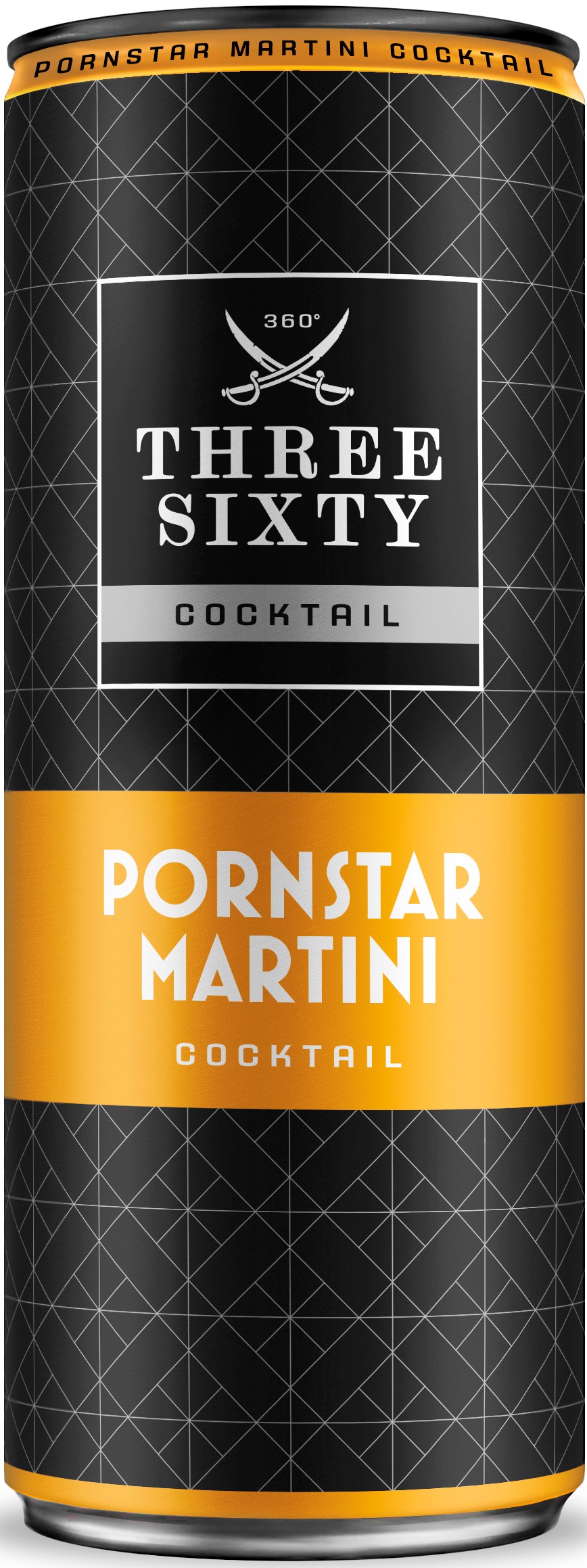 Produktabbildung THREE SIXTY Pornstar Martini Cocktail 0,25l