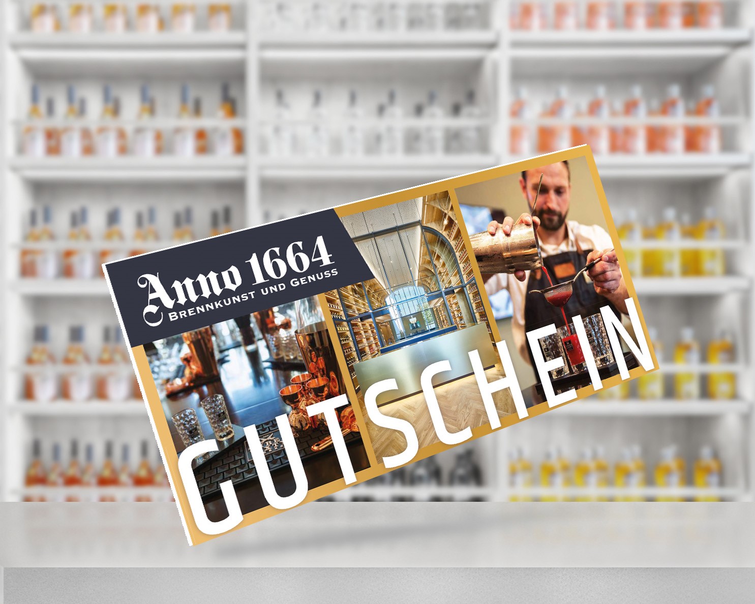 Gutschein für ein Cocktailkurs im Anno 1664