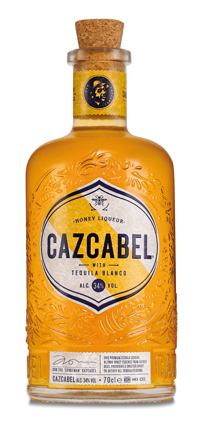 Produktabbildung Cazcabel Honey Tequila 0,7L 34% Vol.