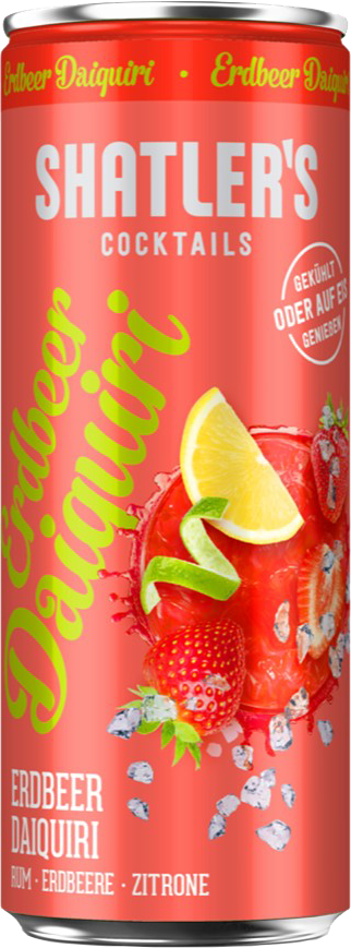 Produktabbildung Shatlers Erdbeer Daiquiri 250ml