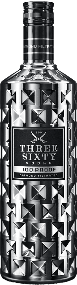 Produktabbildung THREE SIXTY Vodka 100 PROOF 1,0l